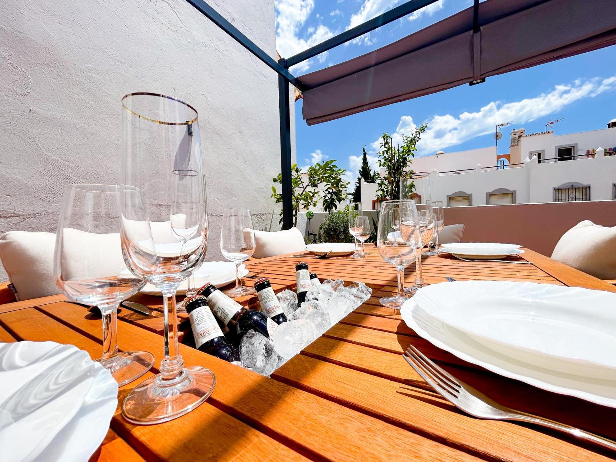 Townhouse With Arabic Pool And Close To The In Holiday home Estepona